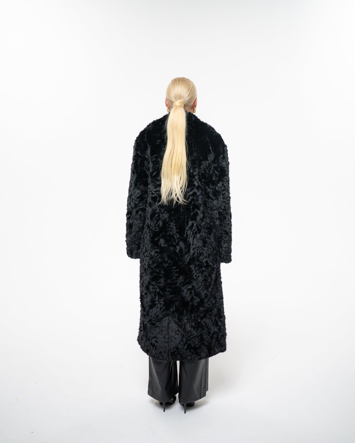 THE 'BLACK ASTRAKHAN' FAUX FUR