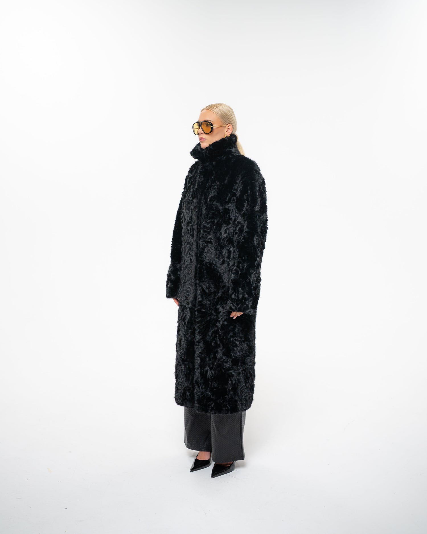 THE 'BLACK ASTRAKHAN' FAUX FUR