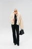 THE ’WHITE FOX’ HOODED FAUX FUR