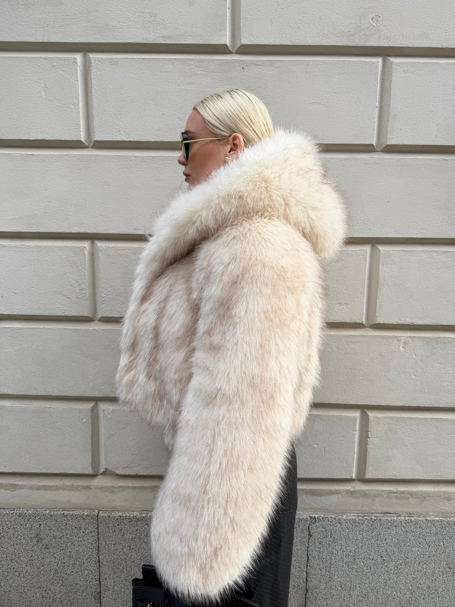 THE ’OMBRÉ’ HOODED FAUX FUR
