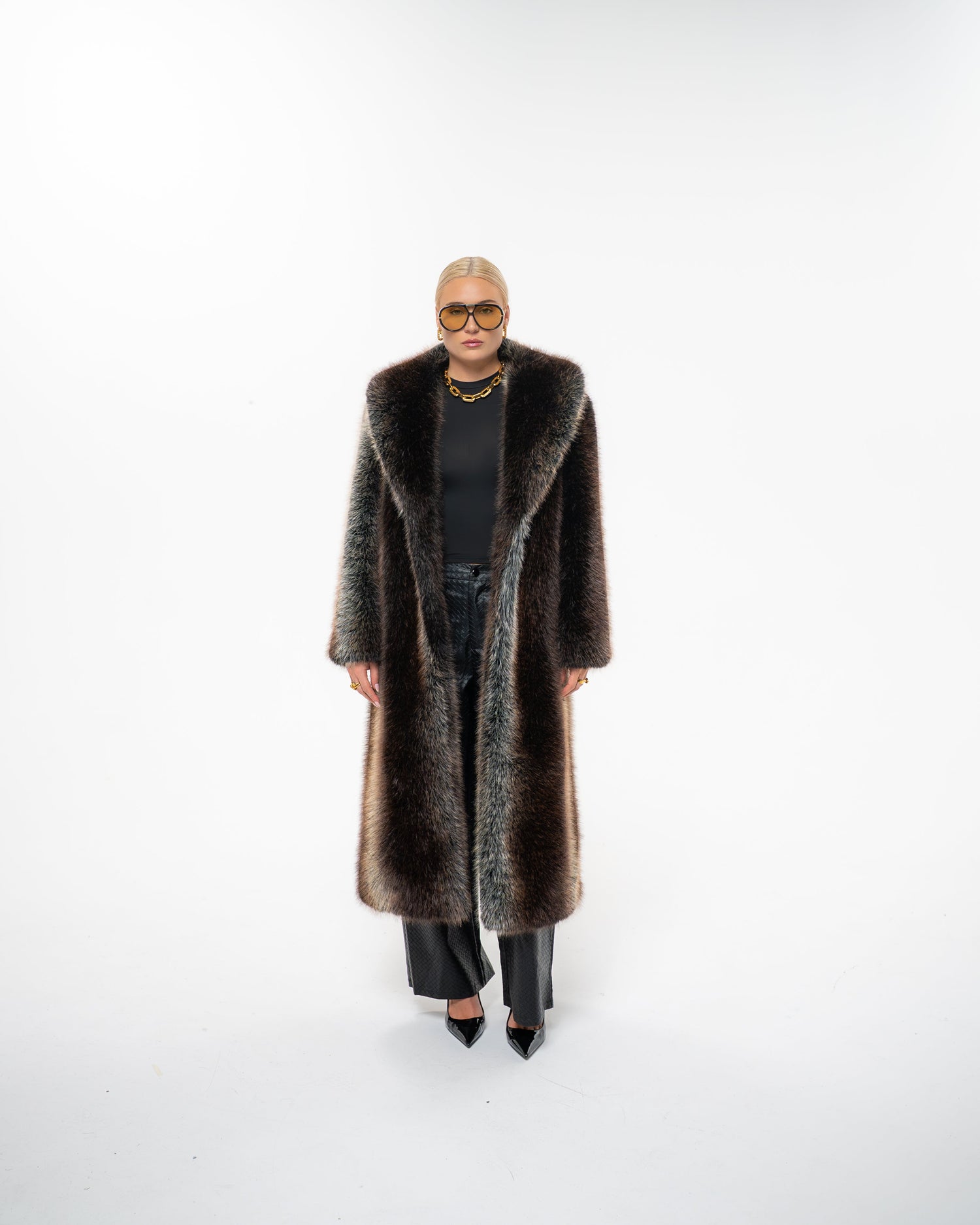THE 'BROWN SKUNK' FAUX FUR